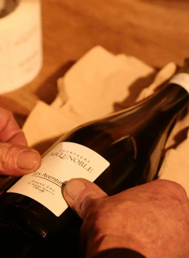 Bottle of Les Aventures Grand Cru Blanc de Blancs